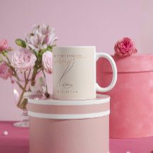 Minimalistische Light Peach Make-up Artist Line Ar