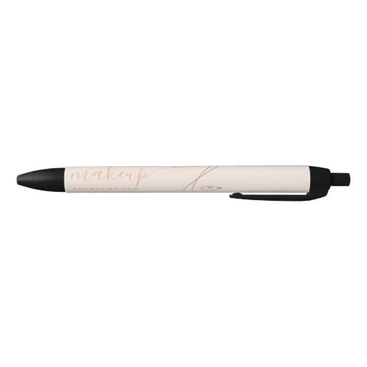 Minimalistische Light Peach Make-up Artist Line Ar Zwarte Inkt Pen (Bodem)