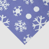 Minimalistische lijn tekenen sneeuwvlokken Kerstmi Tissuepapier (Detail)