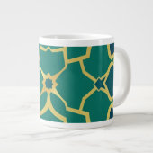 Minimalistische lijnkunst  grote koffiekop (Voorkant rechts)