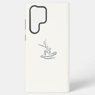 Minimalistische Lijnkunst Hoesje voor Telefoon voo Samsung Galaxy Hoesje