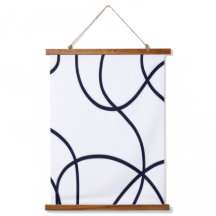 Minimalistische lijnkunst zwart-wit