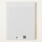Minimalistische Lijnkunstlijst Planner (Achterkant)