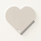 Minimalistische lijstkader  notitieboek (Achterkant)