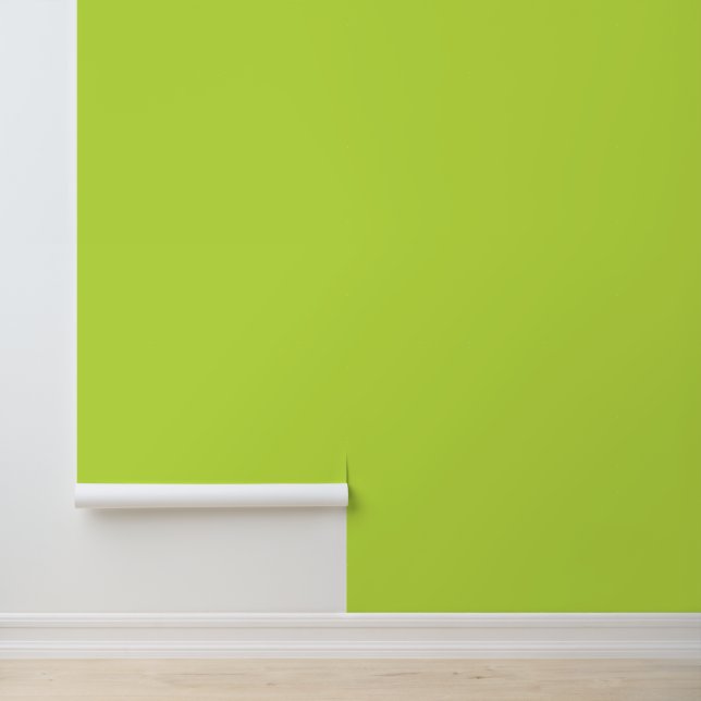 Minimalistische lime groen effen effen kleur moder behang (Applicatie)