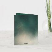 Minimalistische Line-Art kerstboom met geometrisch Feestdagen Kaart (Achterkant)