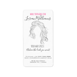 Minimalistische Line Art Long Wavy Natural Hair St Etiket