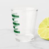 Minimalistische Line Art Shot Glass Glas (Rechts)