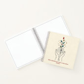 Minimalistische line art tijdschrift harde kaft sc notitieboek (Binnen)
