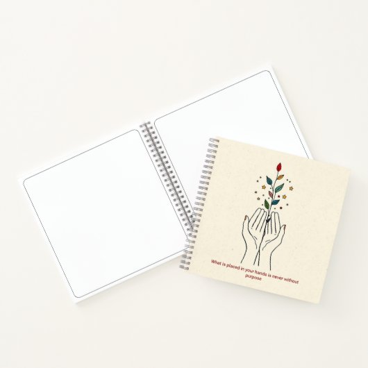 Minimalistische line art tijdschrift harde kaft sc notitieboek (Binnen)