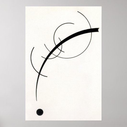Minimalistische lineaire kunst poster (Voorkant)