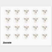 Minimalistische Little Miss Photo verjaardagsfeest Ronde Sticker (Vel)