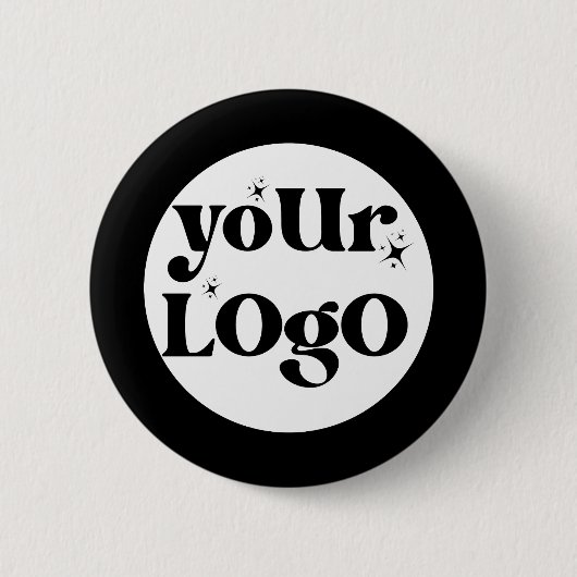 Minimalistische Logo-activiteiten Ronde Button 5,7 Cm (Voorkant)