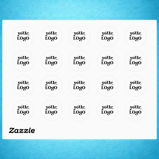 Minimalistische Logo-activiteiten Ronde Sticker