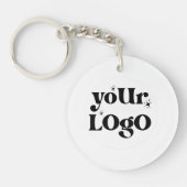 Minimalistische Logo-activiteiten Sleutelhanger (Voorkant)