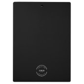 Minimalistische Logo Branded Custom White logo op  Klembord (Achterkant)