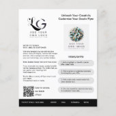 ⭐️Minimalistische Logo Custom Merk Eenvoudige Sjab Flyer (Voorkant)