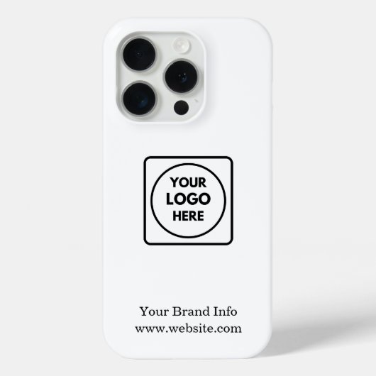 Minimalistische Logo | Eenvoudig modern bedrijfson Case-Mate iPhone Case (Achterkant)