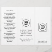 Minimalistische Logo | Eenvoudige aangepaste bedri (Voorkant)