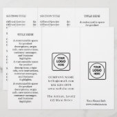 Minimalistische Logo | Eenvoudige aangepaste bedri (Voorkant / Achterkant)