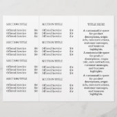 Minimalistische Logo | Eenvoudige aangepaste bedri (Achterkant)