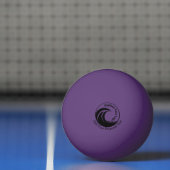 Minimalistische logo- en tekstvervanging pingpongbal (Net)
