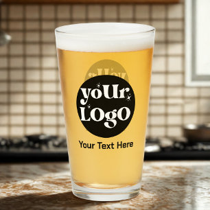 Minimalistische Logo en tekstzaken Glas