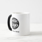 Minimalistische Logo en tekstzaken Magische Mok (Voorkant links)