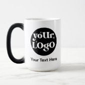 Minimalistische Logo en tekstzaken Magische Mok (Links)