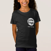 Minimalistische Logo en tekstzaken T-shirt (Voorkant)