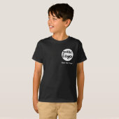 Minimalistische Logo en tekstzaken T-shirt (Voorkant volledig)