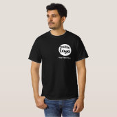 Minimalistische Logo en tekstzaken T-shirt (Voorkant volledig)