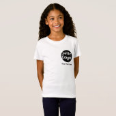 Minimalistische Logo en tekstzaken T-shirt (Voorkant volledig)