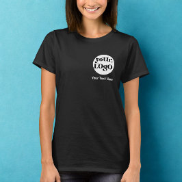 Minimalistische Logo en tekstzaken T-shirt