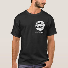 Minimalistische Logo en tekstzaken T-shirt