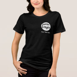 Minimalistische Logo en tekstzaken Tri-Blend Shirt