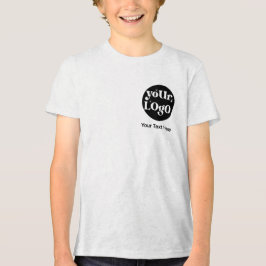 Minimalistische Logo en tekstzaken Tri-Blend Shirt