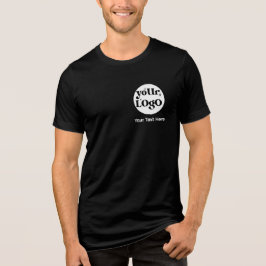 Minimalistische Logo en tekstzaken Tri-Blend Shirt