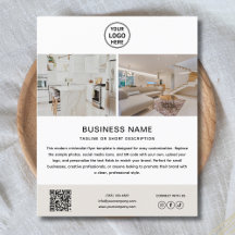 Minimalistische Logo Foto QR Zakenvlucht