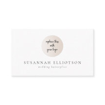 Minimalistische Logo QR Code Name Wedding Haarstyl