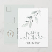 Minimalistische Logo voor bedrijven Briefkaart (Voorkant / Achterkant)