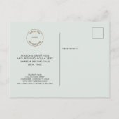 Minimalistische Logo voor bedrijven Briefkaart (Achterkant)