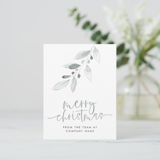 Minimalistische Logo voor bedrijven Briefkaart (Staand voorkant)