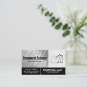 Minimalistische Logo voor thuis | commercieel Visitekaartje (Staand voorkant)