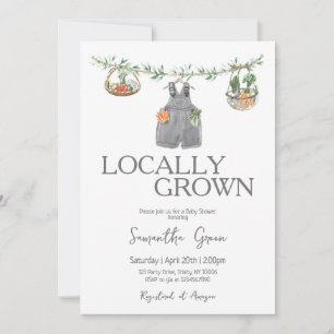 Minimalistische Lokale Baby Shower Kaart