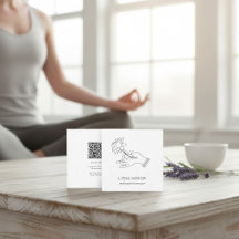 Minimalistische Lotus Hand Meditatie Instructeur Q