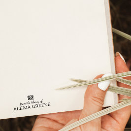 Minimalistische Lotus Yoga uit de Bibliotheek van  Rubberstempel