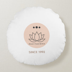Minimalistische Lotusbloem Persoonlijke Zen Kussen