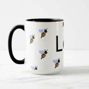 Minimalistische Love & Bees Mok – Romantisch Cadea
