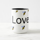 Minimalistische Love & Bees Mok – Romantisch Cadea (Midden)